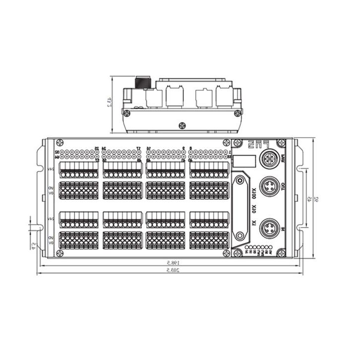 CC-Link protocol、IP20、64DI/DO adaptive configuration、NPN、Terminal type、Remote module、009D71